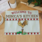 Rooster Kitchen Personalized Cutting Board
